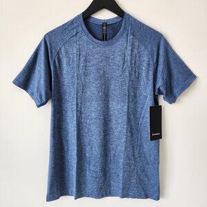 NWT LULULEMON MDSW/TEMP Blue Metal Vent Tech SS 2.0 Shirt Men's XL